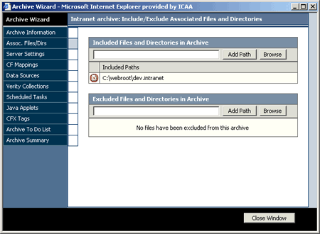 ColdFusion Archivo e implementar Captura de pantalla