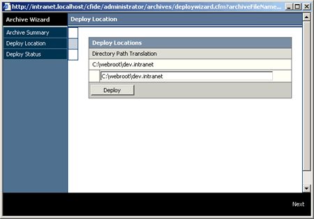 ColdFusion Archivo e implementar Captura de pantalla