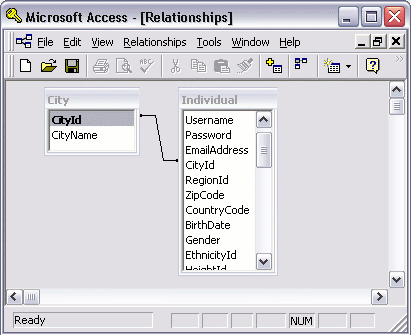 MS Access Relationships