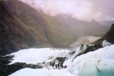 View from the glacier.