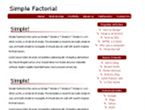bryantsmith template SimpleFactorial
