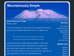 bryantsmith template mountainouslysimple