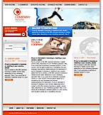 Flash website template (33 Extreme)