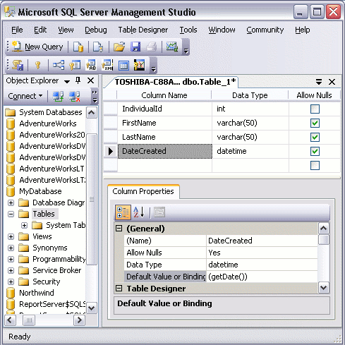 Add Column To Table In Sql Server 2008 With Default Value