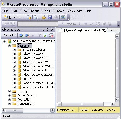 Sql Server Express 2008 R2 Management Studio Tutorial