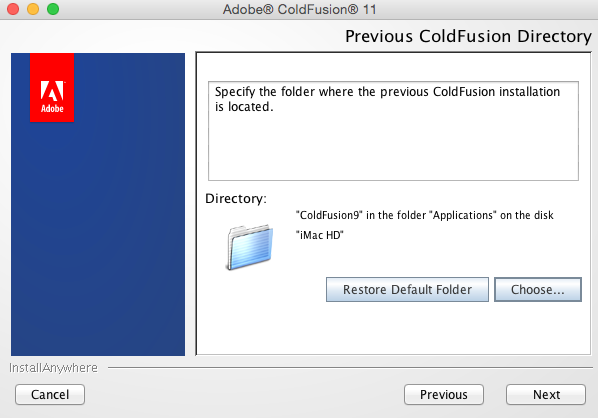 ColdFusion 11 installation screen 10