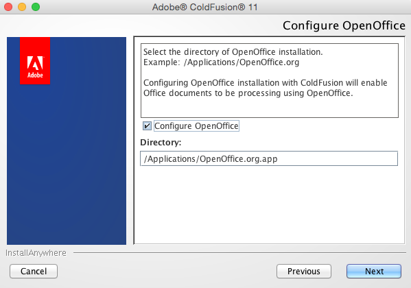 ColdFusion 11 installation screen 14