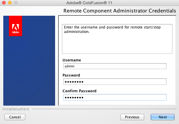 ColdFusion 11 installation screen 7