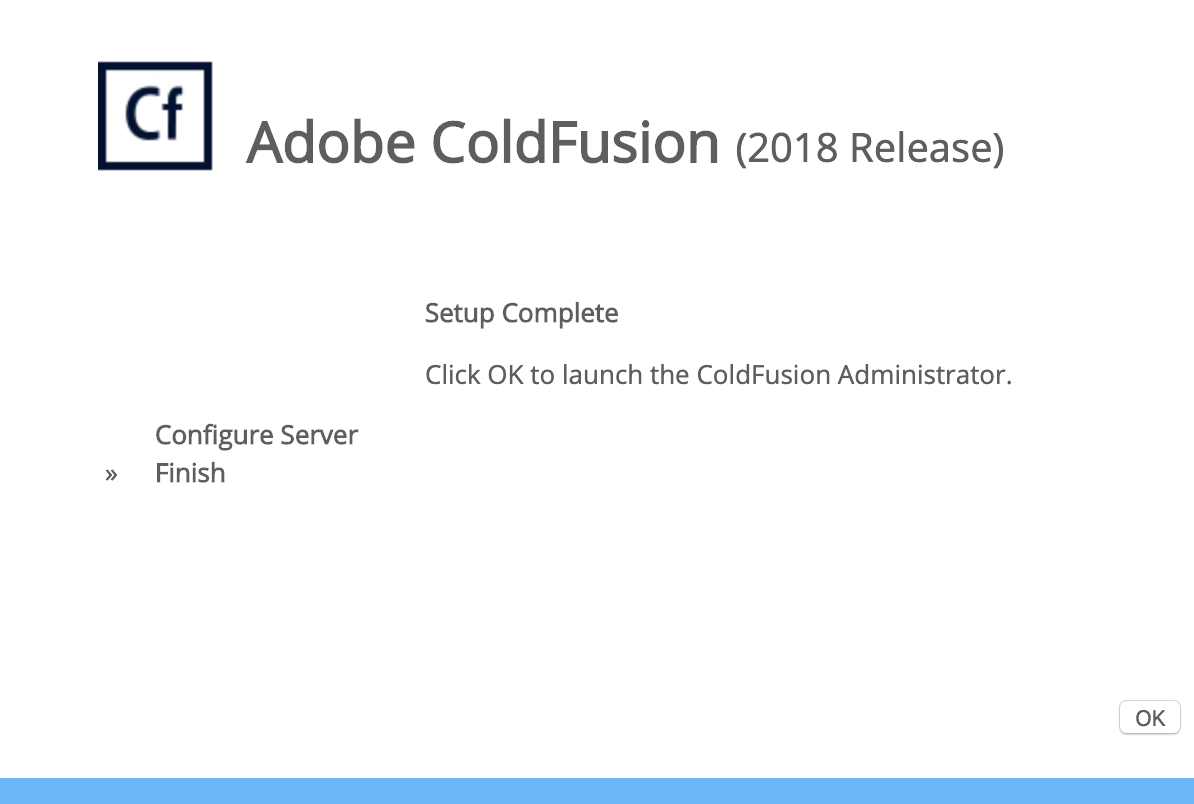ColdFusion 2018 installation screen 16