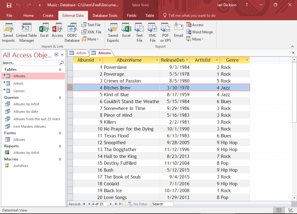 What Is Table In Database With Example - QuyaSoft