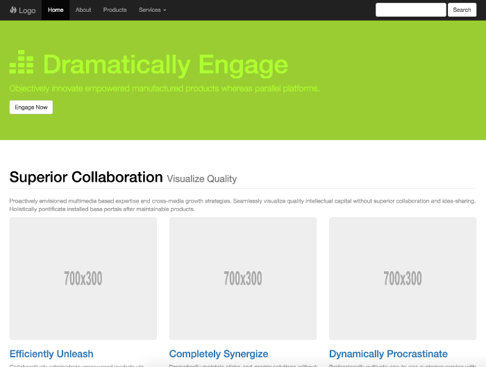 Sulfur Responsive Free Simple Html Template