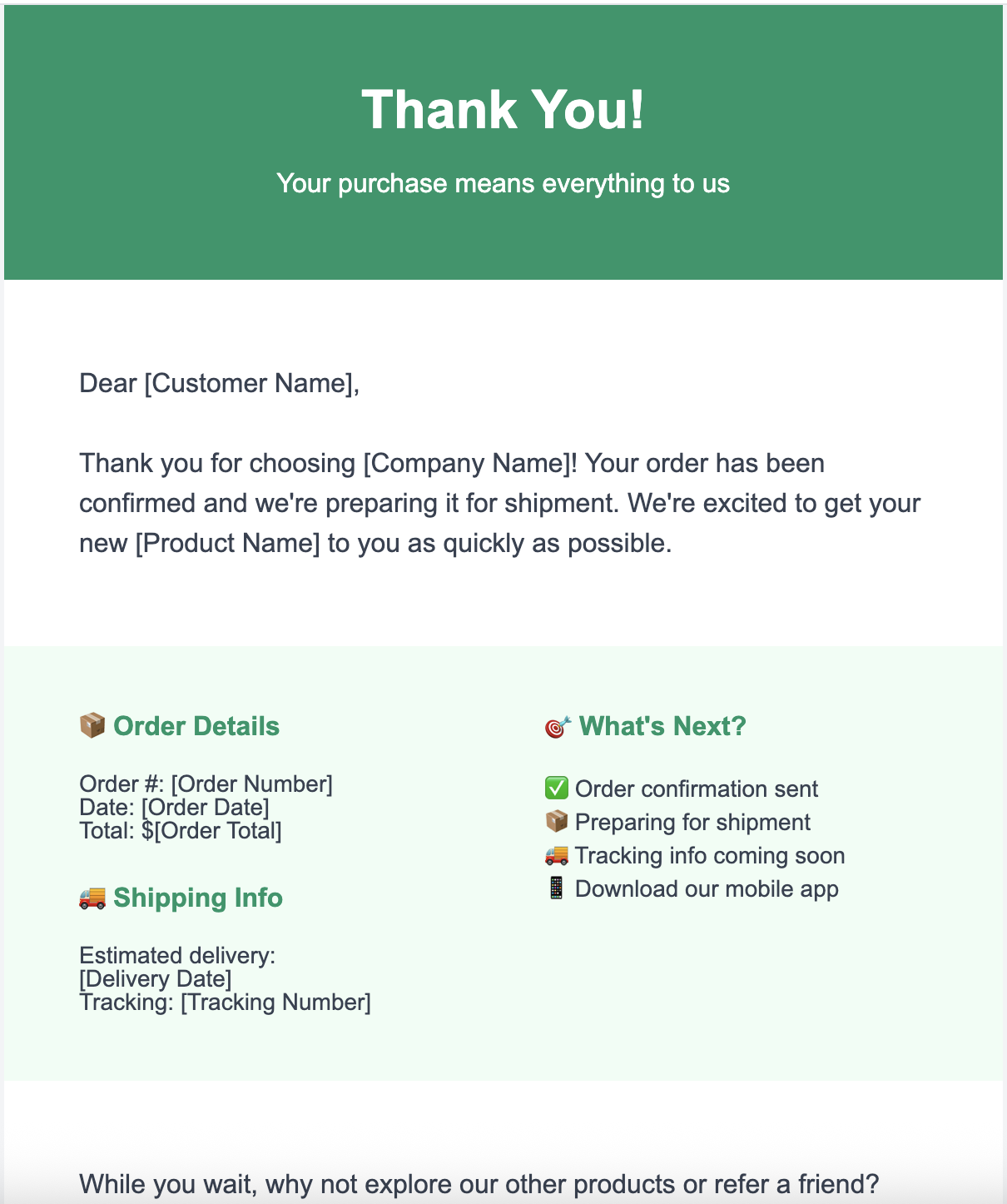 HTML Email Templates