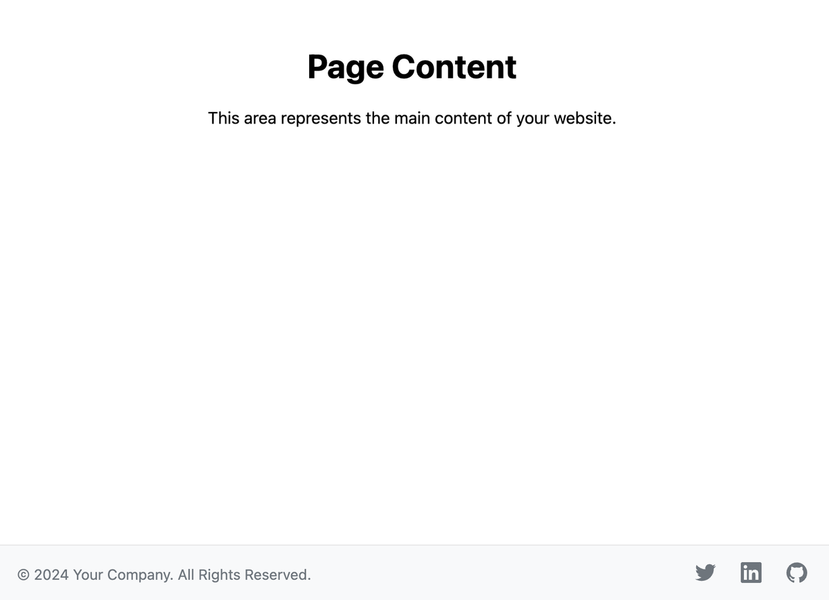 Screenshot of a minimalist single-line footer.