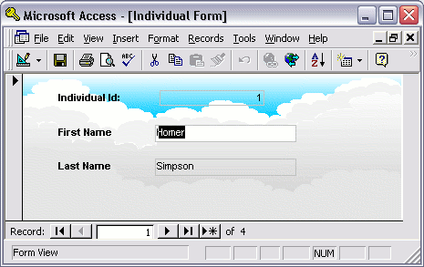 MS Access 2003: Viewing the result