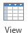 MS Access 2013:  Datasheet View icon top-left corner