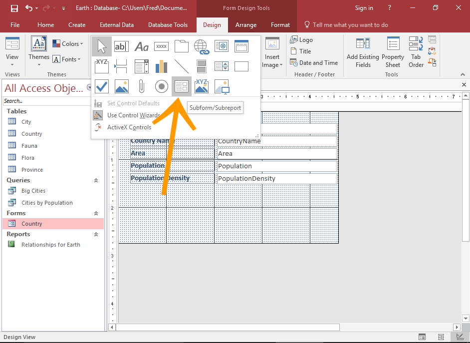 How To Add A Subform To A Form In Access 16