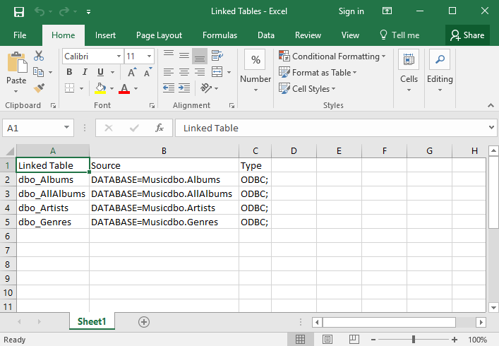 Screenshot of the Excel file