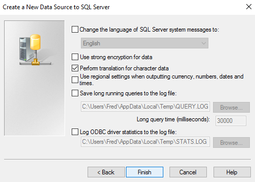 Screenshot of Extra Options