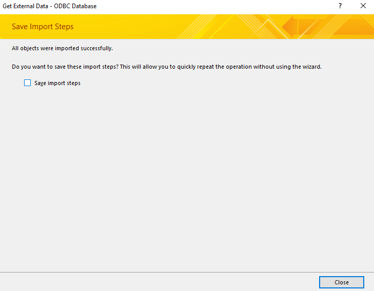 Screenshot of Select Unique Identifier dialog box