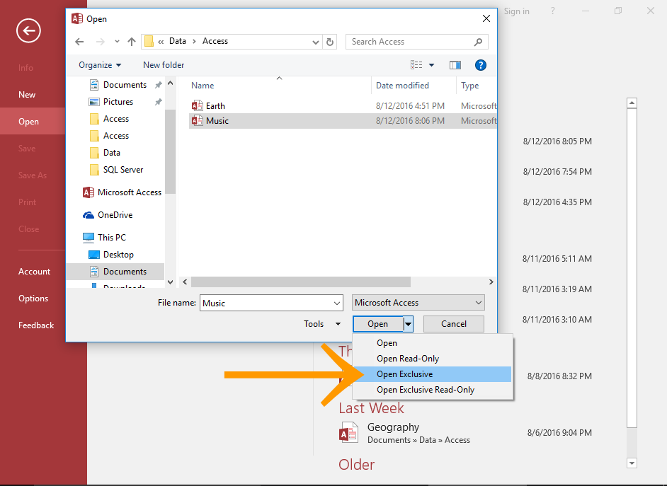 How To Password Protect A Database In Access 2016