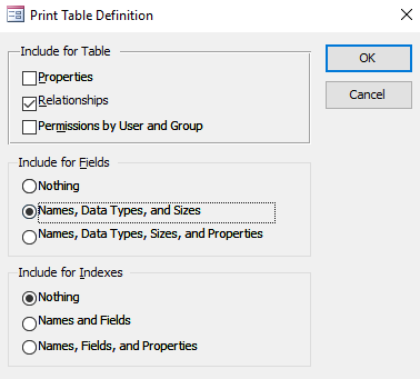Screenshot of customizing the report.