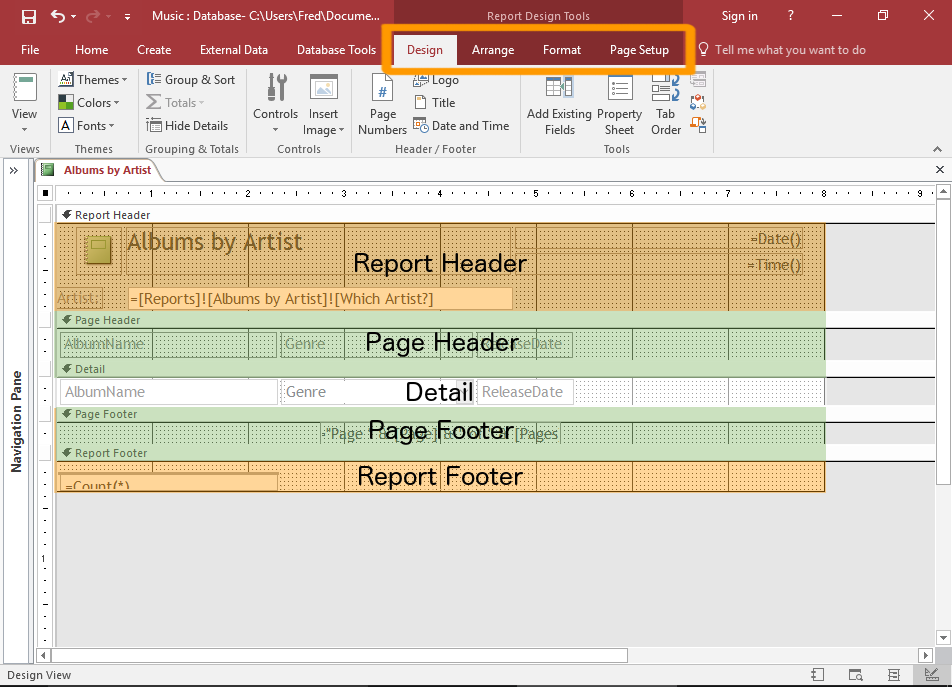 Screenshot of the parameter prompt.