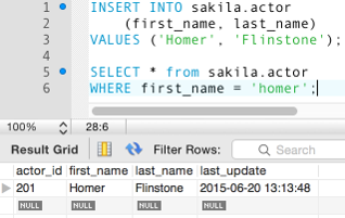 Insert into select mysql