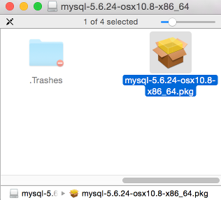 MySQL installation screen 2
