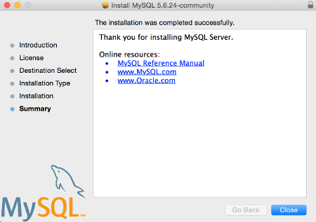 MySQL installation screen 9