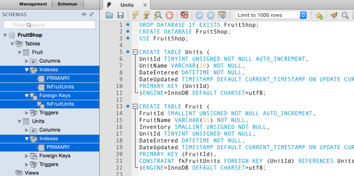 mysql create database utf8 example