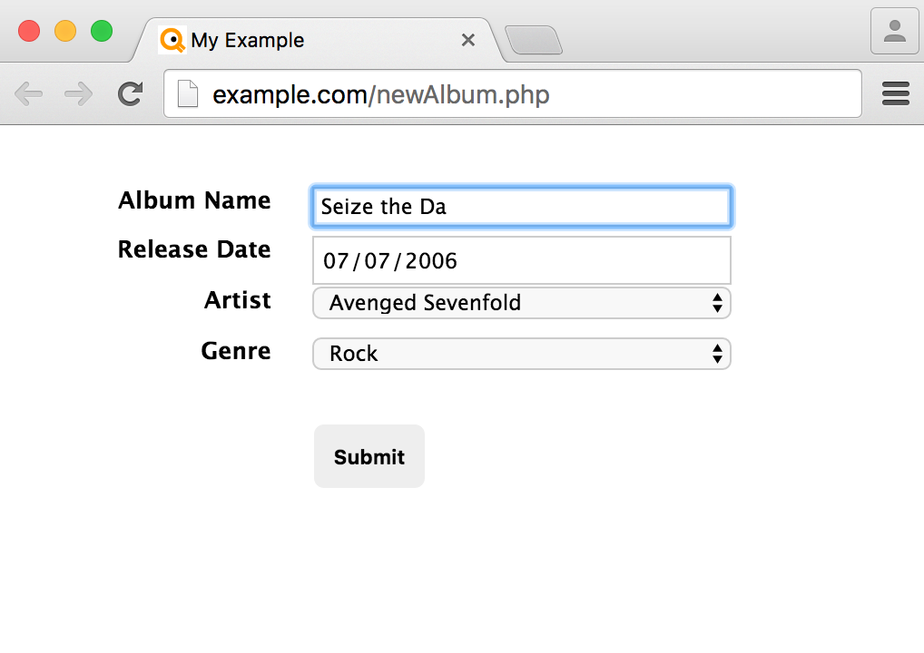 Screenshot of importing data into a table via the SSMS GUI.