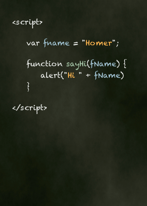 Sample JavaScript code